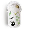 thumbnail image 2 of JumpOff Jo – Fitted Bassinet Sheet – 16” x 32” Flexible Fit Bassinet Sheet for Oval, Rectangle, and Hourglass Standard Sized Mattresses –Playful Panda, 2 of 6