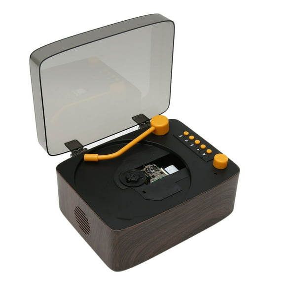 CD Player, Type C Charging Retro CD Player Speaker Clear Sound Built In 2200mAh Battery For Home