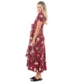 thumbnail image 3 of Maternity and Nursing Butterfly Sleeve Dress with Ruffles, 3 of 4
