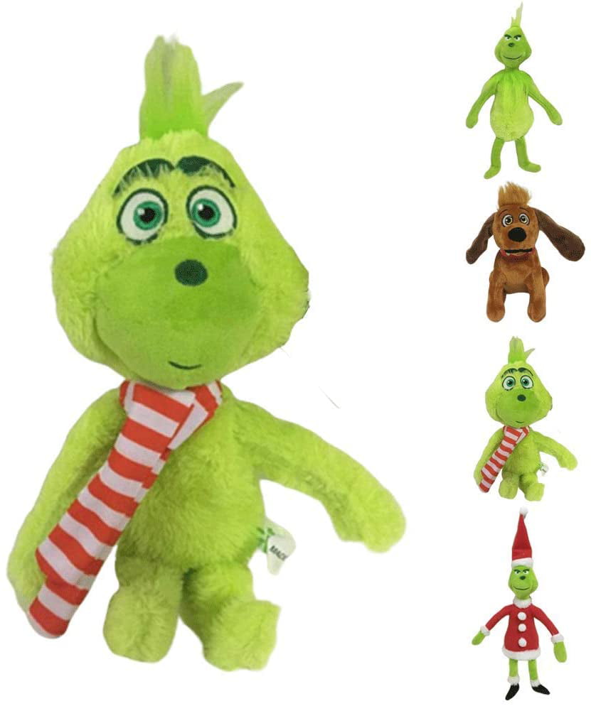 Dr Seuss How the Grinch Stole Soft Plush Stuffed Doll Toy Figure Animal Cuddly 