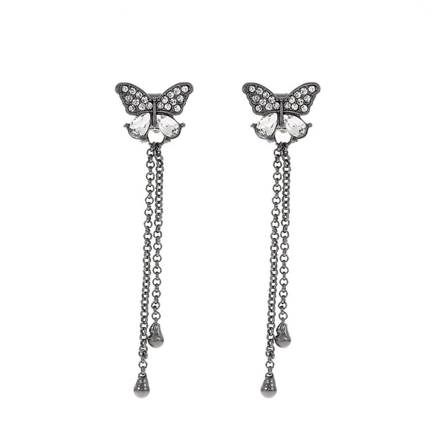 Retro mariposa arco pendientes moda creativo brillante maravilloso regalo Wmkox8yi sjalhkljlk551