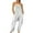 White jumpsuits for women, variant on Wycnly Womens Jumpsuits Loose Baggy Wide Leg Fashion Cami Jumpsuits with Pocket Trendy Tie-Dye Print V-Neck Sleeveless Long Summer Rompers Navy xl