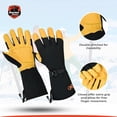 thumbnail image 6 of Daniel Smart Winter Work Gloves - Insulated Waterproof Snowboard Gloves - Cold Weather Warm Gloves for Outdoor Activities., 6 of 7
