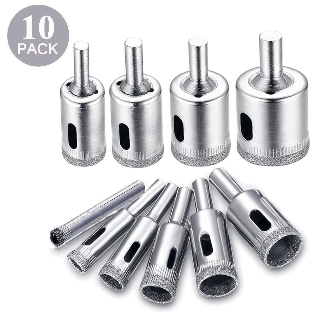 5Pcs Diamond Hole Saw Drill Core Bits Cutter Tool For Marble Tile Stone 6mm~14mm 