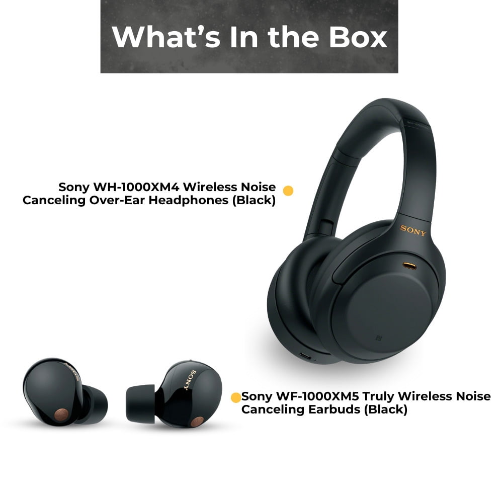 Sony WH-1000XM4 Wireless Noise Canceling Over-Ear Headphones