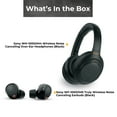 thumbnail image 7 of Sony WH-1000XM4 Wireless Noise Canceling Over-Ear Headphones (Black) Bundle with Sony WF-1000XM5 Truly Wireless Noise Canceling Earbuds (Black) (2 Items), 7 of 7