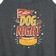 thumbnail image 3 of Instant Message - Dollar Dog Night - Women's Racerback Tank Top, 3 of 6