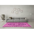 thumbnail image 3 of Ahgly Company Indoor Rectangle Medallion Pink Traditional Area Rugs, 2' x 5', 3 of 4