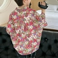 thumbnail image 4 of Hiijoy Big Boys Floral Short Sleeve Shirt Summer Beach Button-Down Shirt, Sizes 2-12 & Husky, 4 of 8