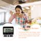 thumbnail image 4 of Kearding Temporizador portátil fuerte LCD segundos temporizadores hogar comedor reloj despertador cronómetro deporte cocinar accesorios de Cocina y Comedor Kearding HA079929-01, 4 of 6