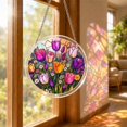 thumbnail image 4 of Acrylic Suncatcher Window Hanging 2D Tulip Floral Puzzle Decor 1 Piece For Home Wall Art Decor, 4 of 4