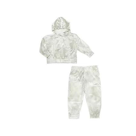 

Nike Velour Hd Jog Baby Girls Clothing Set Size 3T Color: Off-White