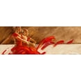 thumbnail image 3 of Meijering, Kitty 14x7 Black Modern Framed Museum Art Print Titled - Duo in Red, 3 of 5