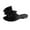 Black, variant on VerPetridure White Sandals Women Ladies Sandals And Slippers Bowknot Women Sandals Comfortable Beach Shoes
