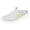 Grey, variant on Men's Backless Slip On Sneakers Walking Shoes Lightweight Close Toes Sandals with Arch Support Breathable Canvas Clogs Black Size 9