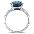 thumbnail image 4 of Everly Women's Topaz 14k White Gold Ring, 4 of 7
