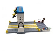 Car Wash Building Blocks Set, Creative Vehicle Cleaning Station Model Kit for Desktop Display and DIY Assembly(398pcs)