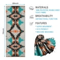 thumbnail image 2 of Colorful Geometric Triangle Diamond Pattern Hot Yoga Mat Towel Non Slip for Hot Yoga - Quick-Drying Yoga Mat Cover with 4 Corner Pockets with Travel Bag - Hot Yoga Towel Non Slip 70"x26", 2 of 6
