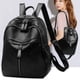 thumbnail image 3 of Mochila de Estilo Coreano Minnieouse de PU con Correas de Hombro Ajustables Color Negro, 3 of 6