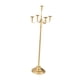 thumbnail image 5 of Candelabro con 5 ramas, decoración de mesa, candelabro de estilo europeo para cena romántica hermosa Dorado 23x89cm, 5 of 9