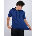 thumbnail image 4 of Real Essentials 3 Pack: Men's Dry Fit Short Sleeve Active Athletic Hoodie Pullover Sweatshirt (Available in Big & Tall), 4 of 7