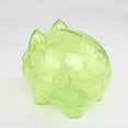 thumbnail image 3 of Transparent Plastic Money Saving Box Case Coins Piggy Bank Cartoon Pig Shaped, 3 of 7