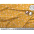 thumbnail image 2 of Soimoi polyester Crepe Fabric Leaves & Flower Floral Printed Fabric 1 Yard 52 Inch Wide, 2 of 3