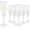 Clear, variant on Plastic Champagne Glasses Bulk, Reusable Unbreakable Acrylic Champagne Flutes for Weddings, Bridal Showers & Events
