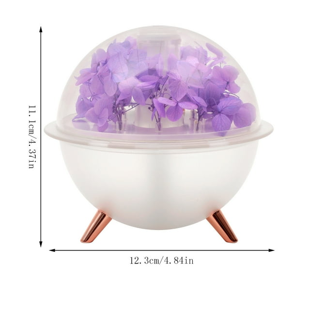Eternal Flower Humidifier Light, Mini Hydrating Device with Adjustable Glow, DIY Flower Arrangement for Desk, Quiet Bedroom Humidifier, Festival Gift Idea