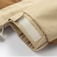 thumbnail image 4 of Maoxin Men Jacket Men's Stitching Drawstring Hooded Slim Fashion Jacket Coat Outwear Jackets for Men , Coffee , L, 4 of 8