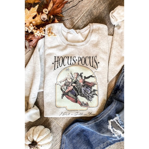 Hocus Pocus Sweatshirt, Vintage Halloween Crewneck, Sanderson Sisters Sweatshirt, Spooky Season Pullover, Witch Halloween Movie Shirt
