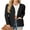Black, variant on JWD Women's Cardigan Woolen Sweater Soft Comfortable Casual Lightweight With Pockets Black L