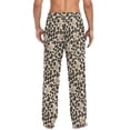 thumbnail image 3 of joogoo Men's Pajama Pants Rabbit in Leopard Soft Long Sleep Lounge Pjs Bottoms L, 3 of 7