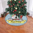 thumbnail image 2 of FMSHPON Funny Merry Christmas Cat Xmas Christmas Tree Skirt Stand Mat for Holiday Party Decoration Indoor Outdoor 36 inches, 2 of 3