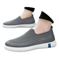 thumbnail image 3 of Shoes Men's Summer New Breathable Shoes A Stirrup Dad Shoes Men's Casual Shoes Fashion Comfortable Men's Shoes 7.5 Grey, 3 of 8
