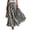 Black, variant on Maxi Skirts for Women Elastic Waist A Line Plaid Skirts Summer Casual Pleated Gingham Flowy Long Skirts, M