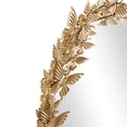 thumbnail image 6 of DecMode 19" x 33" Gold Oval 3D Butterfly Wall Mirror, 6 of 14