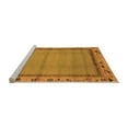 thumbnail image 2 of Ahgly Company Machine Washable Indoor Square Oriental Orange Asian Inspired Area Rugs, 6' Square, 2 of 4