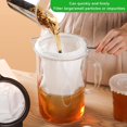 thumbnail image 4 of 4 Pices Sac Lait Vgtal Avec Support Filtre Alimentaire Rutilisable Tissu Passoire En Coton Lavable Sac Lait De Noix Avec Fermeture Clair Pour Cu, 4 of 5
