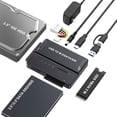 thumbnail image 1 of Carcasa 3 en 1 M.2 NVMe / SATA / IDE, Adaptador Lector de Disco Duro Externo USB 3.2 Portátil 10Gbps sin Herramientas para M.2 NVMe SSD (2230/2242/2260/2280), M.2 SATA SSD, HDD/SSD SATA de, 1 of 4