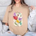 thumbnail image 6 of DDAPJ pyju 2025 Mother's Day Short Sleeve T-shirts for Women Grandma Mom Cute Graphic Tees Mama Gift Tops Khaki S, 6 of 8