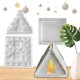 thumbnail image 5 of Candle Holder Molds Silicone Hollow Stars and Moon House Decor, 5 of 5