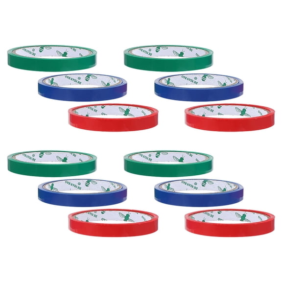 FRCOLOR 12 Rolls Bag Sealing Tying Tape Supermarket Binding Machine Tape Bag Sealer Packing Tape