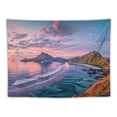 thumbnail image 5 of Orinice Sunset Mountains Beach Tapestry Wall Hanging Unique Style Graphic Tapestries Home Wall Decor Art for Living Room Bedroom Apartment Farmhouse Dorm Decorations 40x60inch, 5 of 6