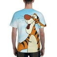 thumbnail image 2 of Tigger Men's T Shirts Cartoon Graphic Short Sleeve Tees Novelty Casual Unisex Adults Tee Shirt Tops, 2 of 8