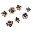 thumbnail image 4 of Juego de Dados Poliédricos Zulema de 7 Piezas D8 D10 D12 D20 para Juego de Rol D&D RPG, 4 of 7