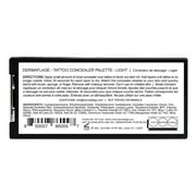Dermaflage Professional Tattoo Cover Up - Light Tattoo Cover Up Waterproof, Tatoo Concealer, Tattoo Cover Up Makeup