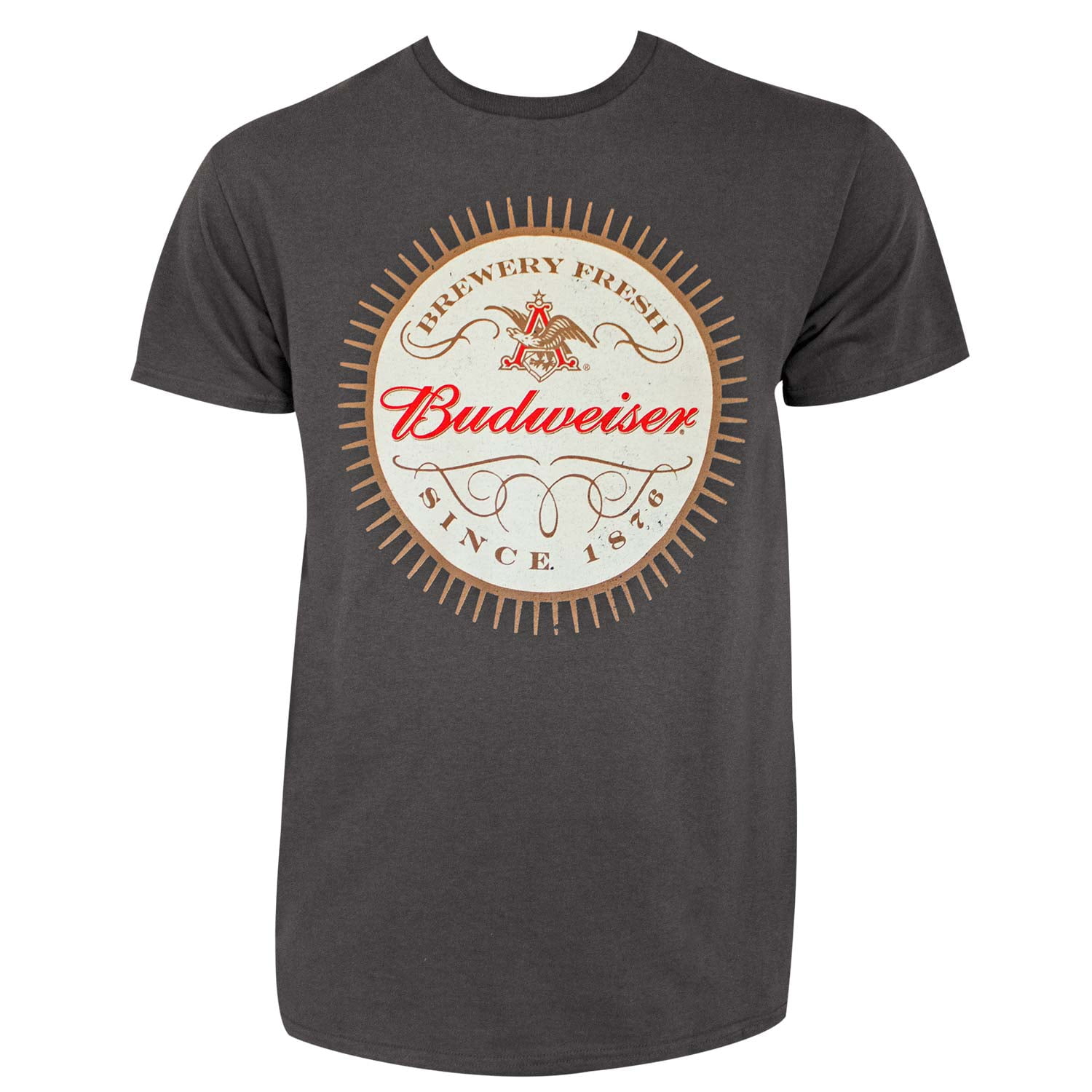 Budweiser - Budweiser Men's Grey Since 1876 T-Shirt-Medium - Walmart ...
