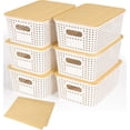 thumbnail image 1 of Criusia Plastic Storage Bins, 1 of 8