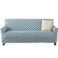 thumbnail image 5 of Great Bay Home Stretch Printed Washable Sofa Slipcover  (Sofa, Smoke Blue), 5 of 6